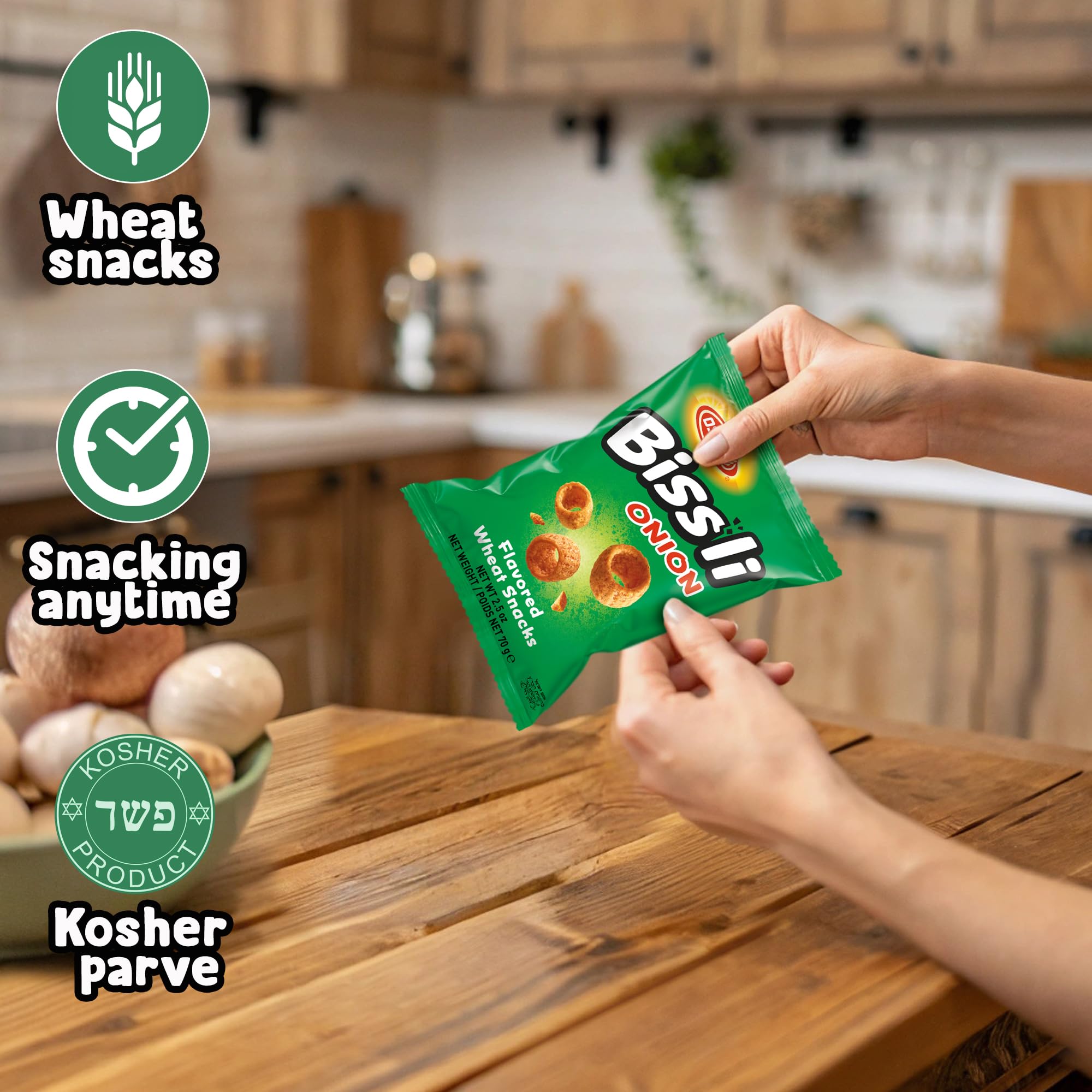 Amazon.com: Osem Bissli Onion Flavored Crunchy Wheat Snack -No